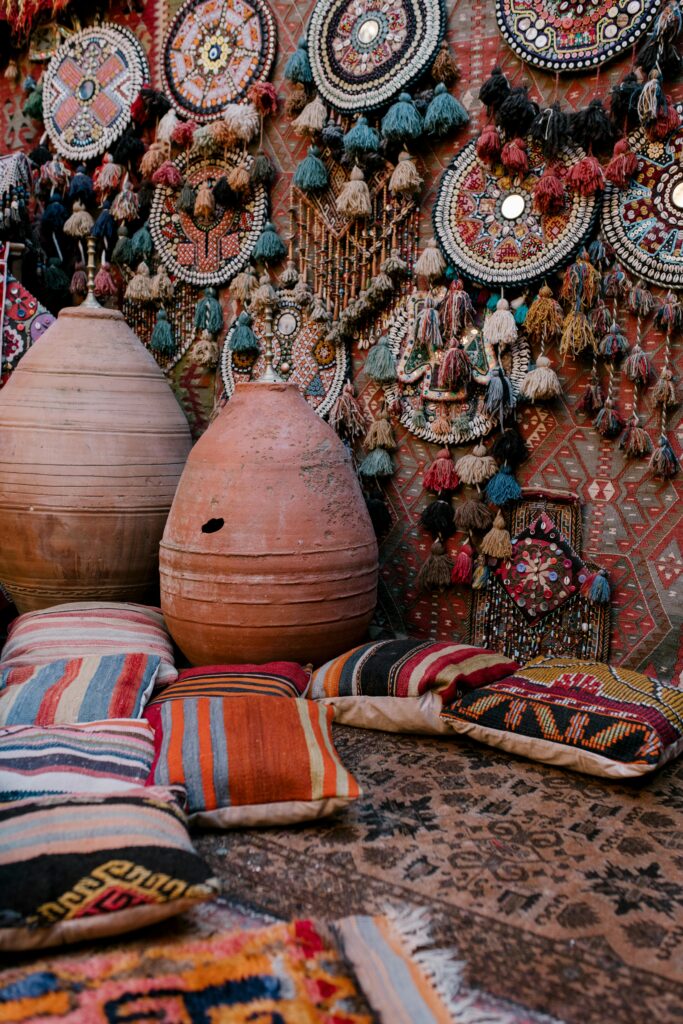 Bali's markets with babies